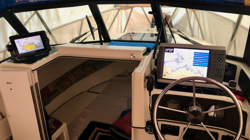 Chartplotter Side Console ArimaOwners.com - Chartplotter Placement